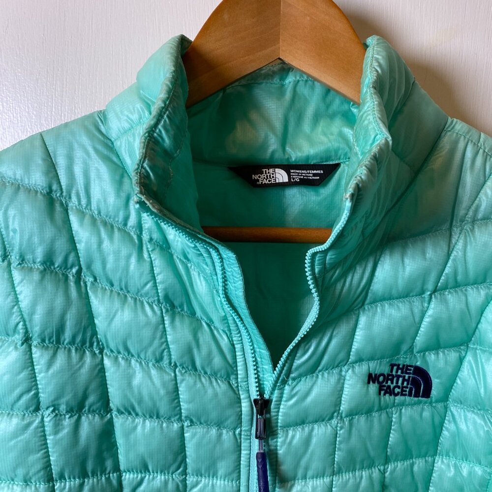 The North Face ThermoBall Jacket • Aqua / Mint • Women’s Large - Picture 4 of 11